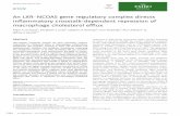 inflammatory crosstalk-dependent repression of …emboj.embopress.org/content/embojnl/34/9/1244.full.pdf · inflammatory crosstalk-dependent repression of macrophage cholesterol efflux