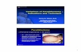 Variations of Parotidectomy – Indications and Technique€¦ · Variations of Parotidectomy – Indications and Technique Kerry D. Olsen, M.D. Professor and Chair Head and Neck