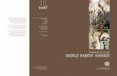 PRESENTATION OF THE WORLD HABITAT AWARDS · report: some time during the course of next year, ... 6 THE WORLD HABITAT AWARDS THE WORLD HABITAT AWARDS 7 Princess Zahra Aga Khan, Mr