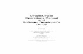 UT320/UT340 Operations Manual and Software … ·  · 2011-11-23UT320/340 Operations Manual UTEX Ultrasonic Pulser Receiver System Thank you for purchasing this instrument from UTEX.