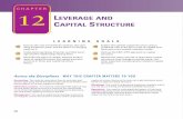 CHAPTER 12 L C EVERAGE AND S APITAL TRUCTUREwps.aw.com/wps/media/objects/338/347080/ebook/ch12/chapter12.pdf · 508 PART 4 Long-Term Financial Decisions capital structure The mix