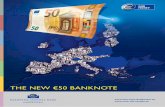 THE NEW €50 BANKNOTE - banque-france.fr · 2 THE EUROPA SERIES €50 BANKNOTE The new €50 banknote will start circulating across the euro area on 4 April 2017. Like the €20