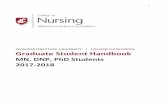 WASHINGTON STATE UNIVERSITY | COLLEGE OF NURSING Graduate ... · 3 Washington State University College of Nursing Graduate Student Handbook Welcome from the Dean ...