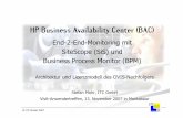 HP Business AvailabilityCenter (BAC) - Vivit-Germany · HP Business AvailabilityCenter (BAC) End-2-End-Monitoring mit SiteScope (SiS) und ... Synthetische Transaktionen mit VuGen