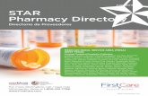 $SULO 2018 STAR Pharmacy Directory - FirstCare · STAR Pharmacy Directory ... 4101 East 42nd Street Odessa, TX 79762-0000 ... 211 Moody Street Mason, TX 76856-0000 Script Shoppe ^