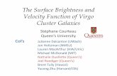 The Surface Brightness and Velocity Function of … VCC/NIR Photometry: going deeper than 2MASS/Goldmine – Initial motivation: test Tully’s claim of NIR surface brightness bimodality