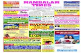 MAMBALAMmambalamtimes.in/admin/pdf/1348842365.29.09.2012.pdfthe invocation song. Students of Vivekananda Vidyalaya will sing bhajans and Shraddha Nagaraj, Saathvika, Maha-lakshmi and