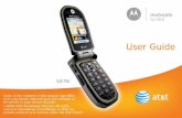 English/LA Spanish Motorola Tundra VA76r User Guide VA76ratt.pdf · 3 Note: This is the standard home screen and main menu layout. Your phone’s home screen and main menu may be