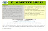 E - Gazette Mk II - Arms Register · The e-Gazette Mk II is a ... We are currently researching the Lee Enfield No 5 ... of the Springfield M 1903 rifle and M 1905 bayonet and or the