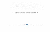 REGULATORY REFORM IN THE TELECOMMUNICATIONS INDUSTRY - OECD · REGULATORY REFORM IN THE TELECOMMUNICATIONS INDUSTRY ... In the United States permission should be ... This report on