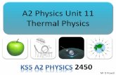A2 Physics Unit 11 Thermal Physics - Animated Science · Mr Powell 2008 Index Think about this? Temperature is the result of the average total kinetic energy of particles in matter.