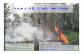 Haze and El Niño in Indonesia - GOFC Goldgofc-fire.umd.edu/meeting/static/Indonesia_Workshop_2015/Pdfs/...Haze and El Niño in Indonesia Haze caused by burning peat forests in Indonesia