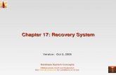Chapter 17: Recovery System - IIT Bombaysudarsha/db-book/slide-dir/ch17.pdf · Database System Concepts ... Chapter 17: Recovery System Version: Oct 5, 2006. ... ARIES Recovery Algorithm