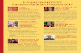 E-VAM INSTITUTE Summer/Autumn Program 2017 A5h.pdfJakob Leschly has been appointed by Dzongsar Khyentse Rinpoche as his resident teacher in Australia. He began his studies of Buddhism