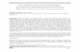 EWB-USA TP 104 Fecal Coliform Contamination of Drinking ... TP 104... · EWB-USA Technical Paper 104: Fecal Coliform Contamination of Drinking Water ~An Evaluation of Field Assessment