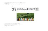 EARLY CHILDHOOD EDUCATION PROGRAMS - P … · Web viewEarly Childhood Education is a cluster level course in the Human Services and Family Studies content area. All Family and Consumer