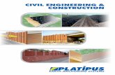 CIVIL ENGINEERING & CONSTRUCTION - platipus … · There are three steps to the installation of an anchor system: ... Platipus works at the leading edge of ground anchoring and to