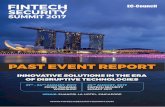 PAST EVENT REPORT - Wissen International · PAST EVENT REPORT 25TH AUGUST, 2017 FINTECH SECURITY SUMMIT 2017 ... Banking (API) & EAI, Citibank, Singapore Charles L. McGann Jr. COO