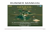 RUNNER MANUAL - Goodsportsthailand · Runner Manual Khaoyai Half Marathon 2017 Page 5 4. REGISTRATION AND RACE PACK PICK UP Runners can get Race pack at the Entrance of Khaoyai National