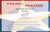 Sample Booklet - ECS | STAAR MASTER Test Practice ...ecslearningsystems.com/viewimagesandsamples/STAARMASTER_W7.pdfSample Booklet Grade 7 Writing Student Practice Book Lori Mammen