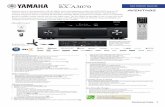 AV Receiver RX-A3070 NEW PRODUCT BULLETINmedia.datatail.com/docs/specs/427733_en.pdf ·  · 2017-05-04YPAO™ microphone jack and more. ... - Easy Wi-Fi setup, i.e., iOS Wi-Fi settings