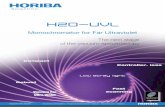 H20-UVL Monochromator for Far Ultraviolet - HORIBA … based on Czerny Turner design loose their efficiency because of the number of internal reflections and the working angles of