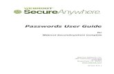 Webroot SecureAnywhere Passwords User Guide€™s Password Manager can automatically fill in the user name and password fields for websites that require a login, such as banking,