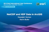 NetCDF and HDF Data in ArcGIS - s3.amazonaws.com€¦ · NetCDF and HDF Data in ArcGIS . ... Demo: Reading netCDF and HDF data . ... Multidimensional Zonal Statistics As Table .