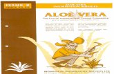 ALOE VERA - plaskett-international.com Processing.pdf · L-Introcluction Getting oneself supplied with good Aloe vera Extract is not so easy as one might think. One problem is that