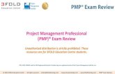 Project Management Professional (PMP)® Exam …3foldtraining.com/.../2017/01/Project-Risk-Management.pdfProject Management Professional (PMP)® Exam Review Unauthorized distribution
