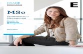 Programmes in Management - ESADEitemsweb.esade.edu/fu/PDF/Mastersmanagement/Brochures_14-15/ES… · Programmes in Management MSc ... Co / Banco Sabadell / Barclays / BCG / Bearing