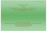 MANUAL ON AGRICULTURAL PRICES AND MARKETING · CSO‐MAPM‐2010 MANUAL ON AGRICULTURAL PRICES AND MARKETING October, 2010 Government of India Ministry of Statistics and Programme
