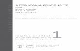 INTERNATIONAL RELATIONS, 7/E SAMPLE … S. Goldstein ... 4 Chapter 1 Understanding International Relations 2 Carlsnaes, ... So are problems of international environmental manage-