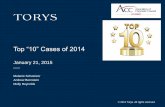 Top “10” Cases of 2014 - Association of Corporate … fact and law; extricable question of law rare ... Biovail During this time, ... Top 10 Cases of 2014