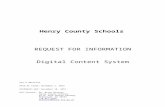 Henry County Schools Overview - Home - iNACOL€¦  · Web viewThe Henry County School System, located approximately 30 miles south of Atlanta, serves a predominately suburban community