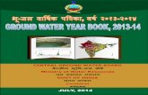 JULY, 2014 - Central Ground Water Boardcgwb.gov.in/Documents/Ground Water Year Book 2013-14.pdf · JULY, 2014 CENTRAL GROUND WATER BOARD ... Hydrogeological Map of India I Location