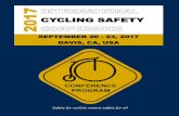 CYCLING SAFETY - ICSC Davis 2017icsc2017.ucdavis.edu/wp-content/uploads/2017/09/final-icsc-program...KELSIE NEBREDA KWEKU NGISSAH CHARLIE PERSSON RUSSELL REAGAN STEVE TRACY ALBEE WEI