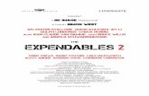 THE EXPENDABLES 2 - MJ EDITS 3.19.12 - Cinema EXPENDABLES 2... · Church is an enigma. We don't really know ... He's very script-oriented ... Every great action-adventure film demands