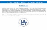 WHO WE ARE - Utah League of Cities and Towns€¢ What is a Budget? • Transparency in Budgeting • Fund Budgeting • Quick Review of Revenues and Expenses • Property Tax Primer