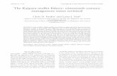The Kaipara mullet ﬁshery: nineteenth-century management ... · The Kaipara mullet ﬁshery: nineteenth-century management issues revisited ... Mugil cephalus, ... spawning period.