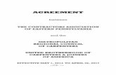 AGREEMENT - caoepa.com Agreements/2015-2017/2014... · agreement between the contractors association of eastern pennsylvania and the metropolitan regional council of carpenters united