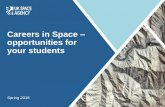 Careers in Space opportunities for your students · •ESA Academy –offers Hands-On Projects and training courses in particular subjects - ... Qinetiq, Rockwell Collins, SciSys,