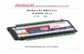 Intech Micro 2400-A · Binary Channel Selection Mode Table. ... 2400-A16 Up to 16 Universal Analogue Inputs. ... Accuracy 0~300°C ±0.1°C.