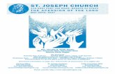 ST. JOSEPH CHURCH. JOSEPH CHURCH THE ACENSION OF THE LORD MAY 28TH, 2017 115 EAST FORT LEE ROAD, BOGOTA NJ 07603 Rectory Office 201-342-6300 Fax: 201-883-9392 mychurch@stjosephbogota.org