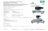 2/2-way-valves DN 15 to DN 100 - alfaklapan.ru certificate DIN EN 10204 - 3.1 Requirements AD 2000 A4 (W2 / W5 / W10) ... XXXXX50.XXXX Double position indicator with safety barge and