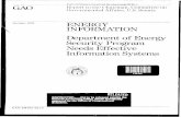 IMTEC-92-10 Energy Information: Department of Energy ... · program. To do this, OSIS periodically inspects facilities and evaluates security policies and activities. Information