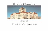 Rush County Zoning Ordinance - IN.govsee... · 2 rush county zoning -- table of contents section _ page