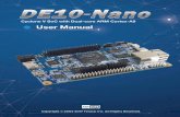 1 March 13, 2017 - Kamamidownload.kamami.pl/p564536-DE10-Nano_User_manual.pdf · 3.1 Settings of FPGA Configuration Mode 11 ... 3.6.3 Arduino Uno R3 Expansion Header 30 ... Table