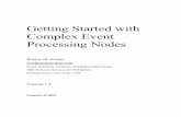 Getting Started with Complex Event Processing Nodes · CEP and the WebSphere Message Broker ... Version 1.2 Getting Started with Complex Event Processing Nodes ... Version 1.2 Getting