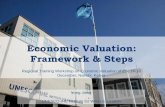 Economic Valuation: Framework & Steps Specific Contexts for Economic Valuation: Some Examples Investment decision Benefit cost criteria for regulatory assessment Natural resource damage